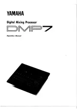 Yamaha DMP7 Operation Manual preview