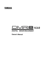 Yamaha DMR8 v.3.0 Owner'S Manual preview