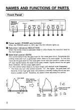 Предварительный просмотр 4 страницы Yamaha DP100 Operation Manual