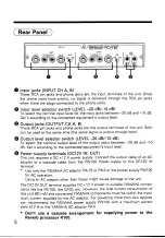 Preview for 6 page of Yamaha DP100 Operation Manual