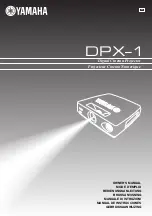 Предварительный просмотр 1 страницы Yamaha DPX-1 Owner'S Manual