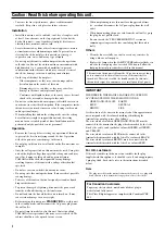 Предварительный просмотр 2 страницы Yamaha DPX-1 Owner'S Manual