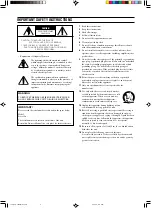 Preview for 2 page of Yamaha DPX 1000 - DLP Projector - HD 720p Owner'S Manual