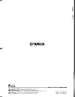 Предварительный просмотр 70 страницы Yamaha DPX-1300 Owner'S Manual