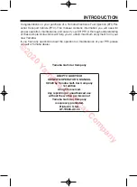 Preview for 3 page of Yamaha DR2 PTV QUIETECH 2020 Owner'S/Operator'S Manual