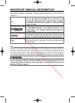 Preview for 4 page of Yamaha DR2 PTV QUIETECH 2020 Owner'S/Operator'S Manual