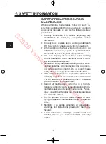 Preview for 16 page of Yamaha DR2 PTV QUIETECH 2020 Owner'S/Operator'S Manual