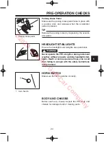 Preview for 29 page of Yamaha DR2 PTV QUIETECH 2020 Owner'S/Operator'S Manual