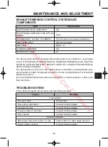 Preview for 35 page of Yamaha DR2 PTV QUIETECH 2020 Owner'S/Operator'S Manual