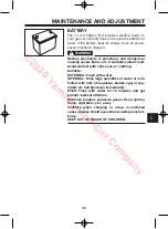 Preview for 43 page of Yamaha DR2 PTV QUIETECH 2020 Owner'S/Operator'S Manual