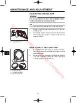 Preview for 52 page of Yamaha DR2 PTV QUIETECH 2020 Owner'S/Operator'S Manual