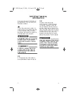 Preview for 7 page of Yamaha DR2E17 Owner'S/Operator'S Manual