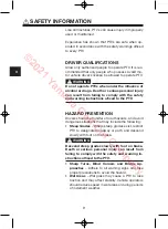 Preview for 14 page of Yamaha DRIVE 2 DR2 PTV QUIETECH 2021 Owner'S/Operator'S Manual