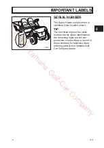 Preview for 11 page of Yamaha DRIVE 2 SUPER HAULER 2019 Owner'S/Operator'S Manual