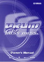 Yamaha Druid Pro DD-55 Owner'S Manual preview