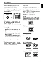 Preview for 17 page of Yamaha DRX-1 Owner'S Manual