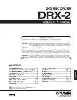 Preview for 1 page of Yamaha DRX-2 Service Manual
