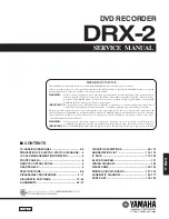 Предварительный просмотр 1 страницы Yamaha DRX-2 Service Manual