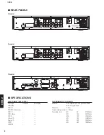 Предварительный просмотр 6 страницы Yamaha DRX-2 Service Manual