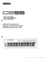 Yamaha DS-55 Operation Manual preview