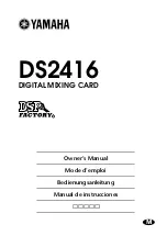 Preview for 1 page of Yamaha DS2416 Owner'S Manual