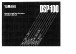 Yamaha DSP-100 Operation Manual preview