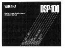 Предварительный просмотр 1 страницы Yamaha DSP-100 Operation Manual