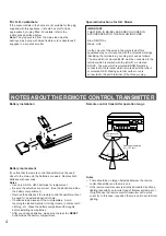 Предварительный просмотр 6 страницы Yamaha DSP-A1 Owner'S Manual