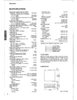 Предварительный просмотр 4 страницы Yamaha DSP-A1000 Service Manual