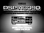 Yamaha DSP-A3090 Operation Manual предпросмотр