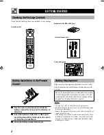 Preview for 4 page of Yamaha DSP-A5 Owner'S Manual