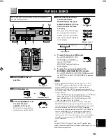 Preview for 21 page of Yamaha DSP-A5 Owner'S Manual