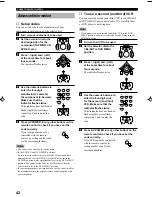 Preview for 44 page of Yamaha DSP-A5 Owner'S Manual