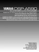 Yamaha DSP-A590 Owner'S Manual preview