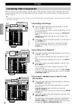 Предварительный просмотр 20 страницы Yamaha DSP-AX1 Owner'S Manual