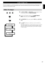 Предварительный просмотр 29 страницы Yamaha DSP-AX1 Owner'S Manual