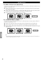 Предварительный просмотр 42 страницы Yamaha DSP-AX1 Owner'S Manual