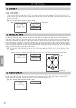 Предварительный просмотр 46 страницы Yamaha DSP-AX1 Owner'S Manual