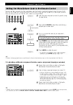 Предварительный просмотр 59 страницы Yamaha DSP-AX1 Owner'S Manual