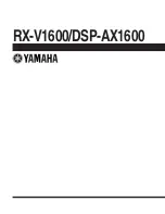 Предварительный просмотр 151 страницы Yamaha DSP-AX1600 Service Manual