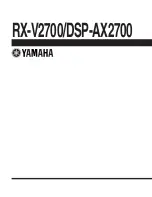 Предварительный просмотр 173 страницы Yamaha DSP-AX2700 Service Manual