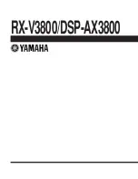 Preview for 189 page of Yamaha dsp-ax3800 Service Manual