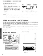 Preview for 2 page of Yamaha DSP-AX440 Service Manual