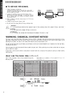 Предварительный просмотр 2 страницы Yamaha DSP-AX457 Service Manual