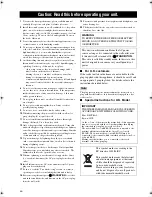 Preview for 2 page of Yamaha DSP-AX463 Owner'S Manual