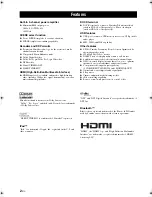 Preview for 4 page of Yamaha DSP-AX463 Owner'S Manual