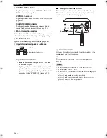 Preview for 24 page of Yamaha DSP-AX463 Owner'S Manual