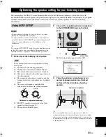 Preview for 25 page of Yamaha DSP-AX463 Owner'S Manual