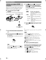 Preview for 32 page of Yamaha DSP-AX463 Owner'S Manual