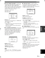 Preview for 55 page of Yamaha DSP-AX463 Owner'S Manual